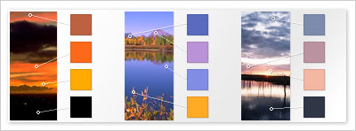 Colour in photos and nature